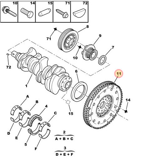 Flywheel 0532J7