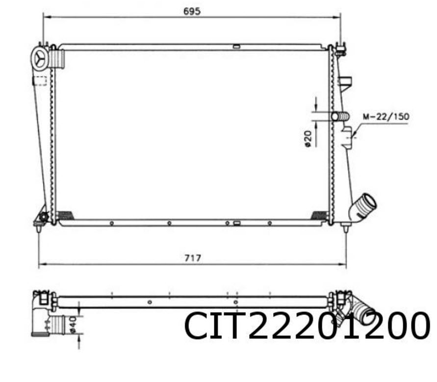 Radiateur, refroidissement du moteur 1301A3