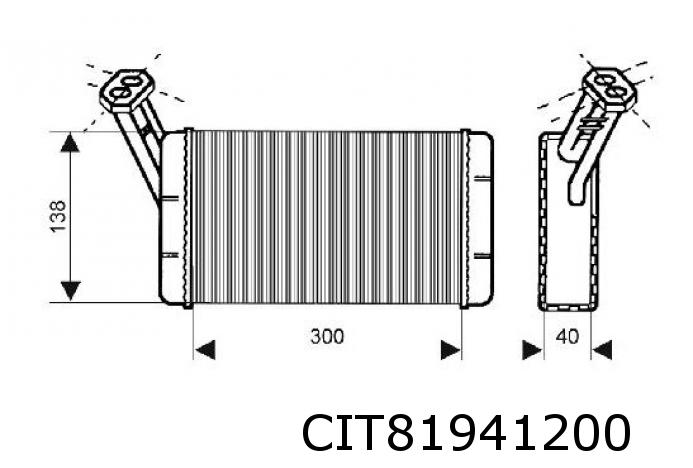 Stove radiator, domestic heating 95495316