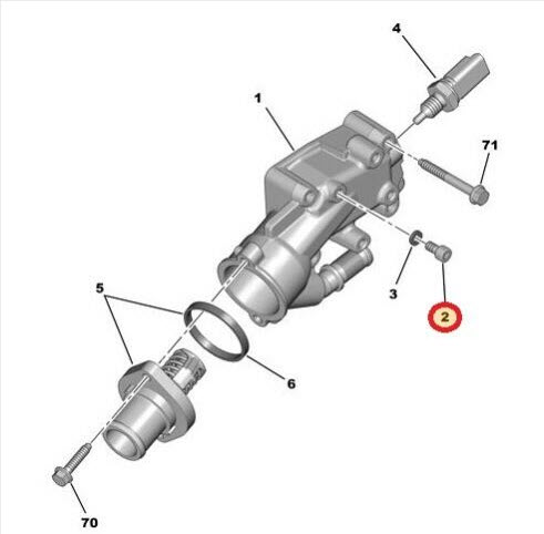 Dichtung, Thermostat 130629