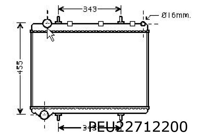 Radiateur, refroidissement du moteur 133387