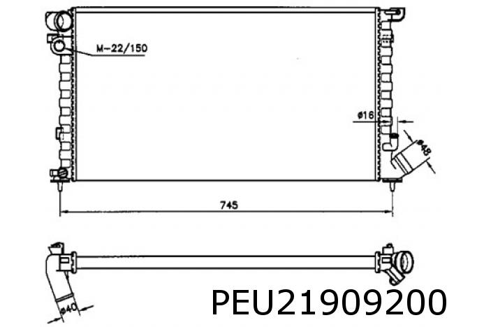 Radiator 133071