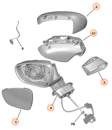Wing mirror 1607144580