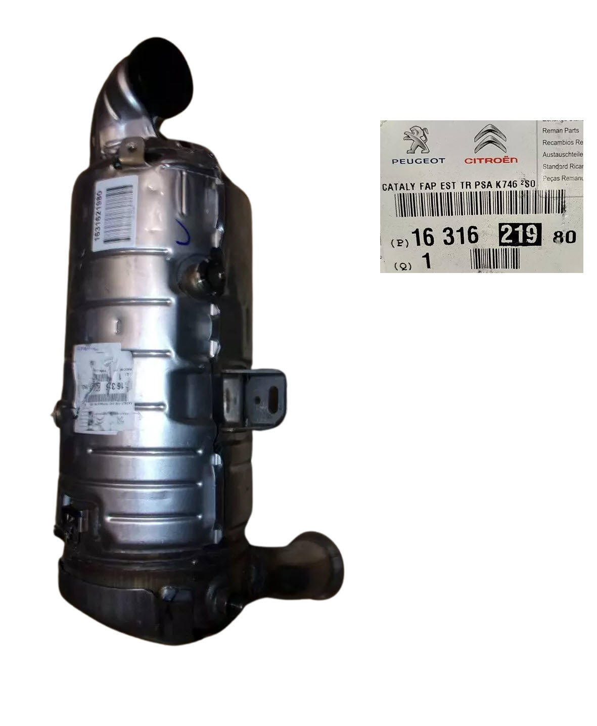 Particulate filters and catalytic converters, for example 1631621980