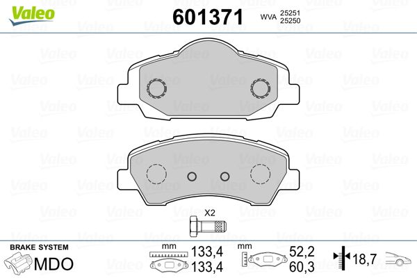 Brake pad set, disc brake 1647863480