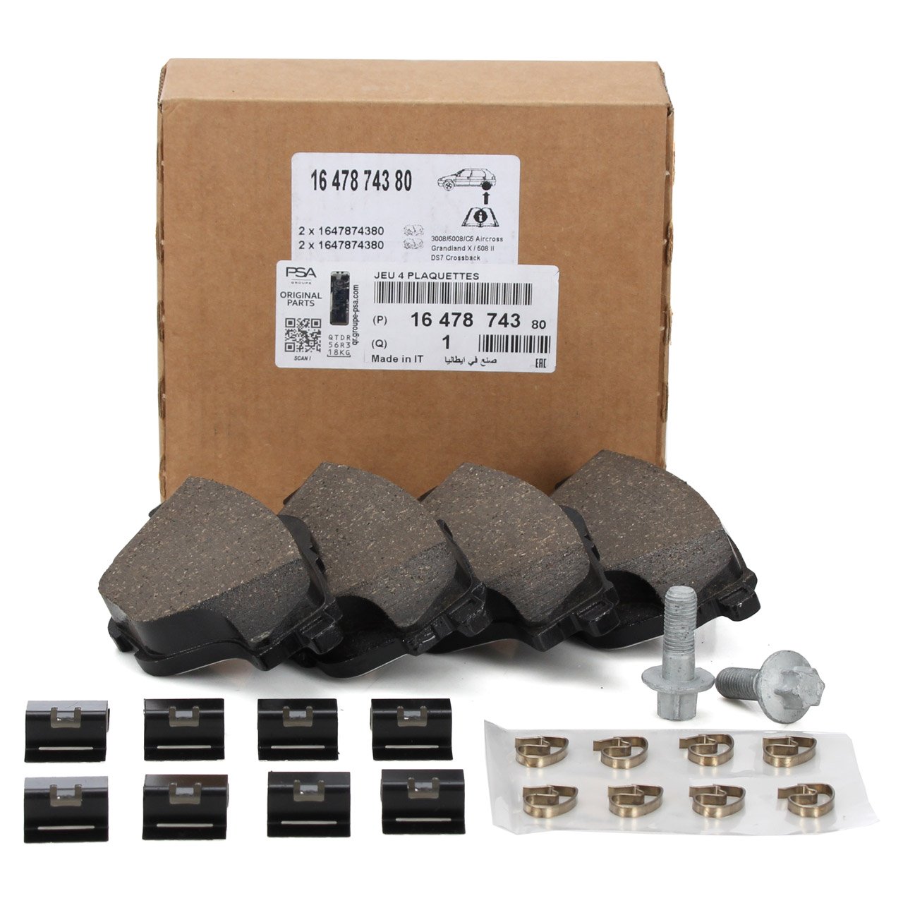 Brake pad set, disc brake 1064030003