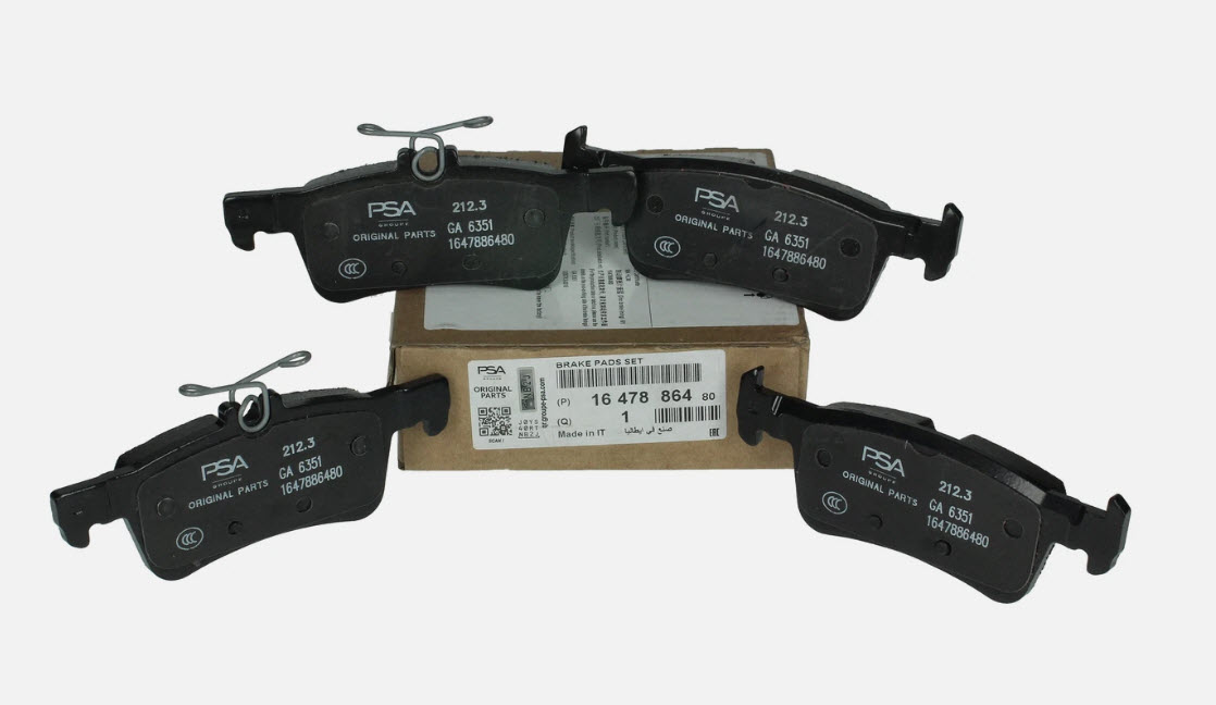 Brake pad set, disc brake 1647875880