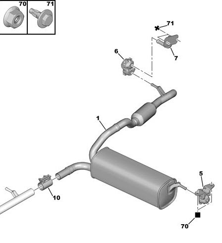 Endschalldämpfer 173067