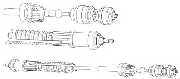 Clutch cable 2150Y9