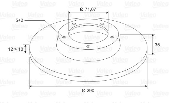 Brake disc 424972