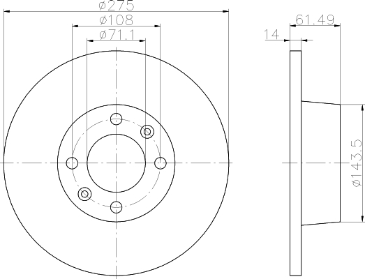 Bremsscheibe 4246W4