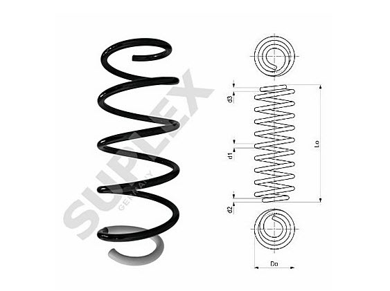 Chassis spring 500439