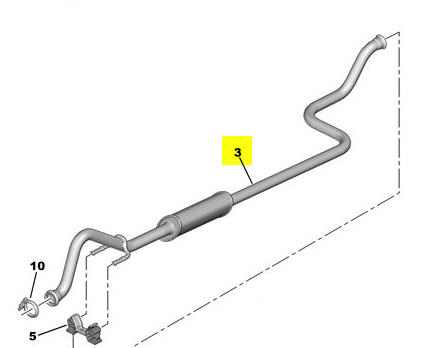 Exhaust pipe 1717KV