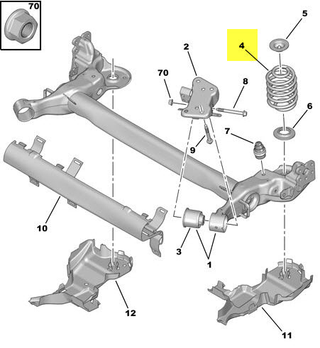 Muelle del chasis 5102P3