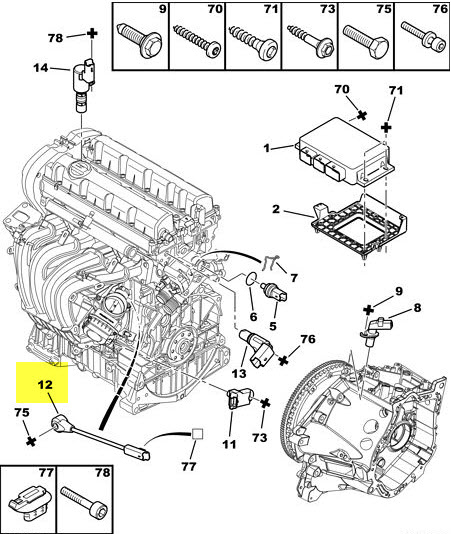 Impact sensor 594634