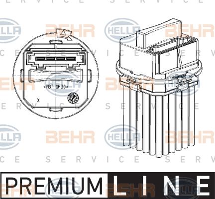 Regler, Innenraumventilator 6441S7