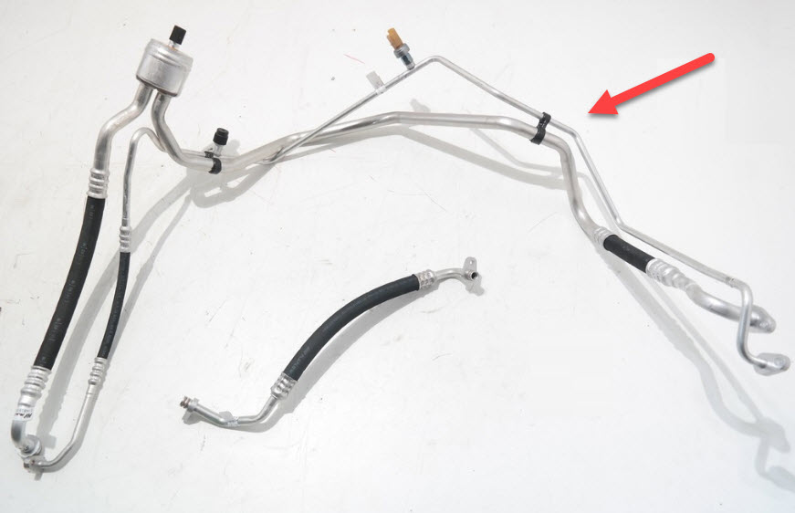 High-pressure / low-pressure pipe, air conditioning 6477F4
