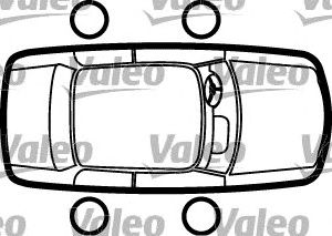 Set of components, central locking 661503