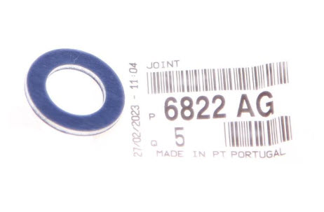 Sealing ring, oil drain plug 6822AG