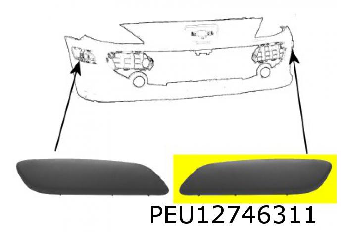 Blende, Stoßstange 7452GY