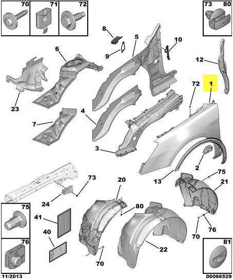 Mudguard 7841X7
