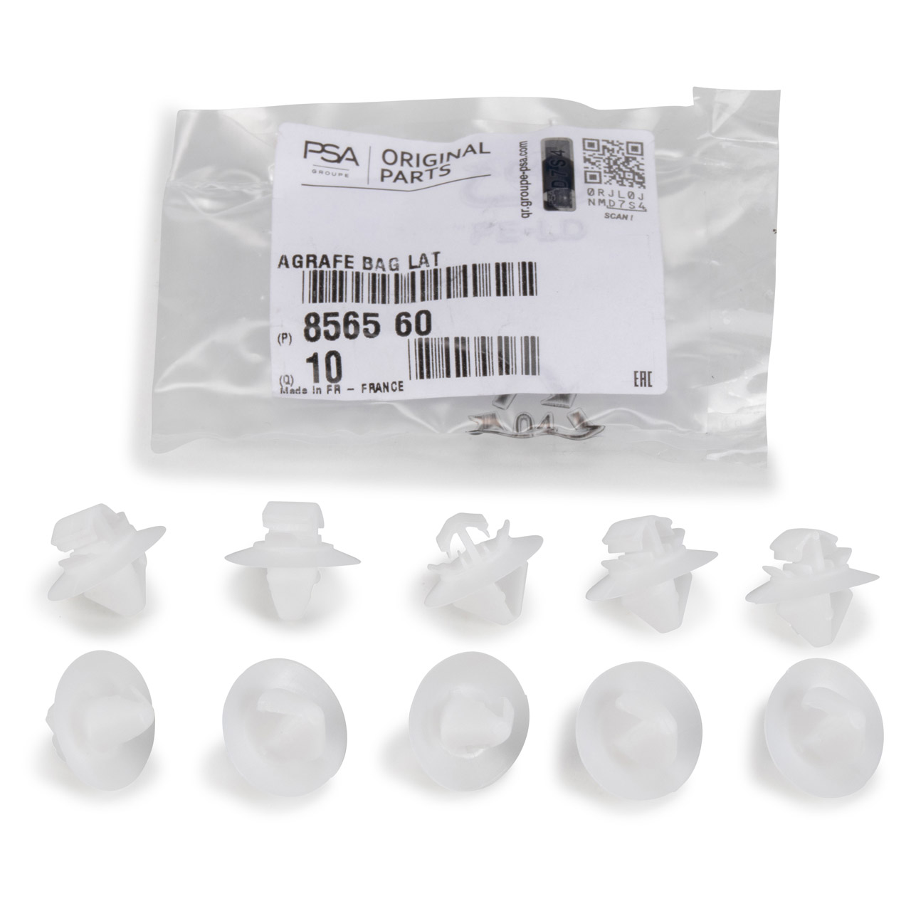 Clip, decorative/protective strip 856560