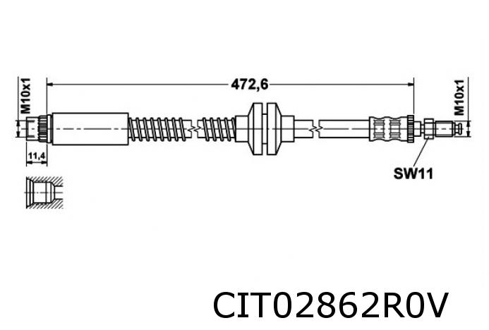 Brake hose 480682