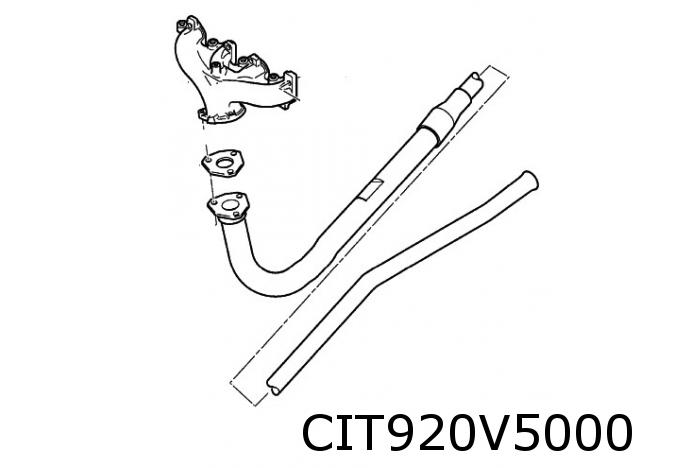 Exhaust pipe 95635692