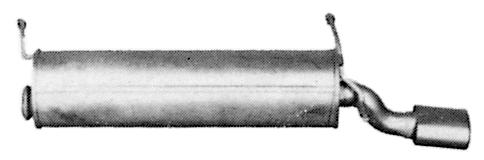 Rear silencer 1726R9