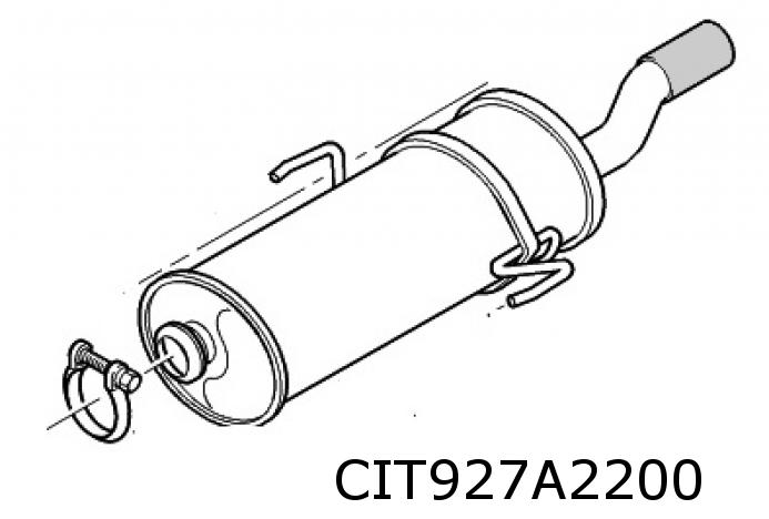 Endschalldämpfer 1726S3