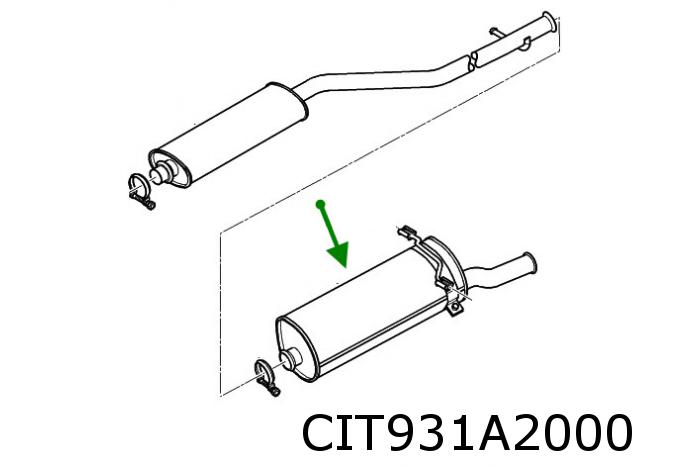 Endschalldämpfer 1726TY