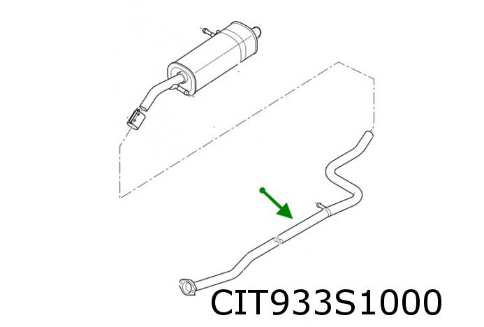 Exhaust pipe 1717R8