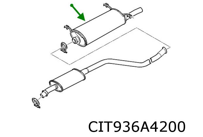 Endschalldämpfer 1726S8