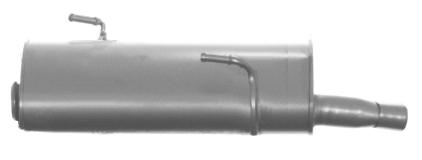 Rear silencer 1726VS