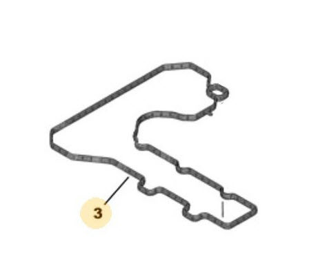 Dichtung, Zylinderkopfdeckel 9817643380