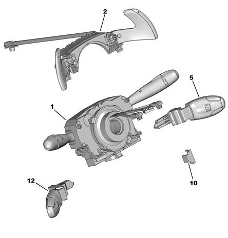 Steering column switch 98062240XT