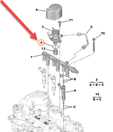 Gasket, fuel pump 646917