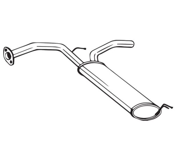 Endschalldämpfer B001034480